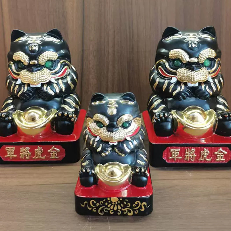 黑虎爺神像 - 黑虎將軍 - 金虎爺雕像 - 擺飾木雕 - 價格