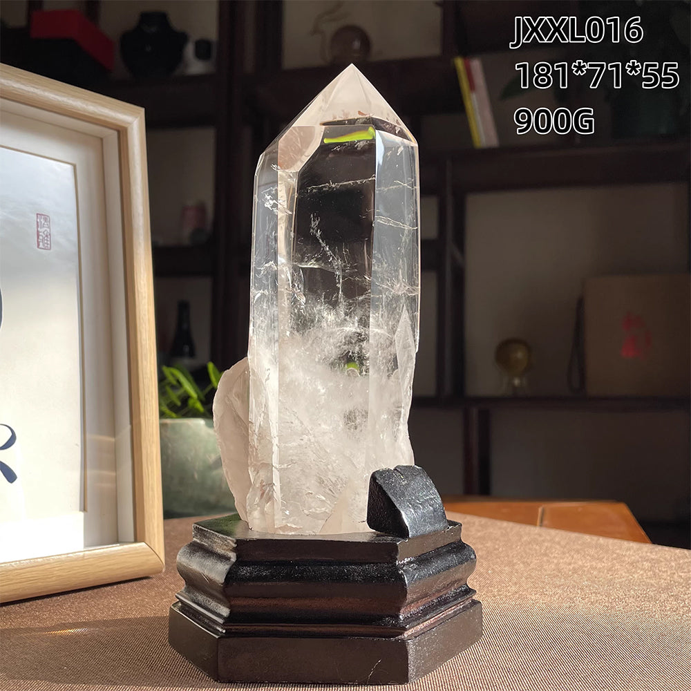 天然白水晶柱款式-5：900g-JXXL016-尺寸181*71*55 mm