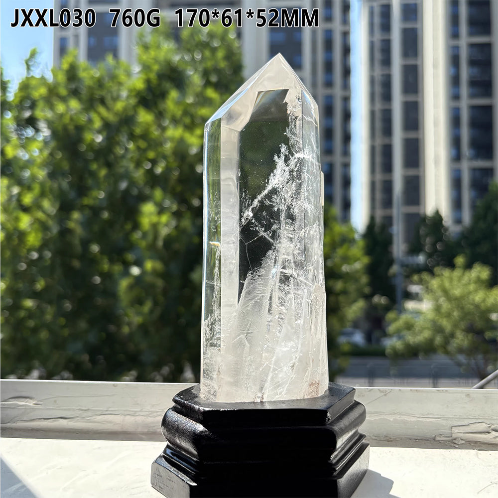 天然白水晶柱款式-10：760g-JXXL030-尺寸170*61*52 mm