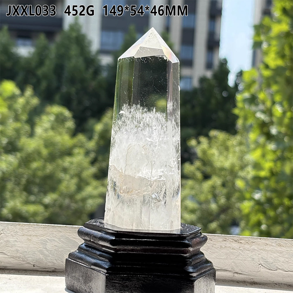 天然白水晶柱款式-13：452g-JXXL033-尺寸149*54*46 mm