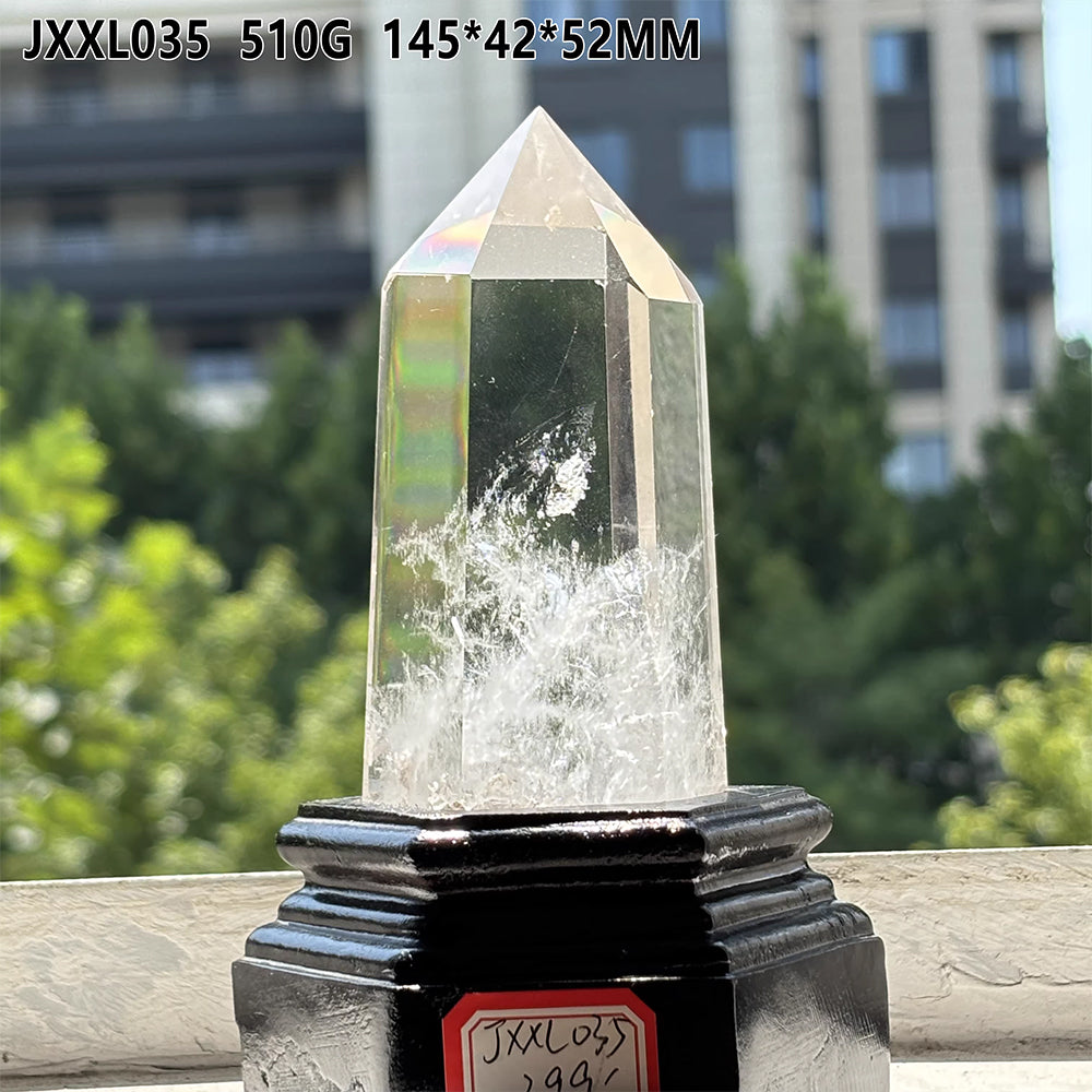 天然白水晶柱款式-15：510g-JXXL035-尺寸145*42*52 mm
