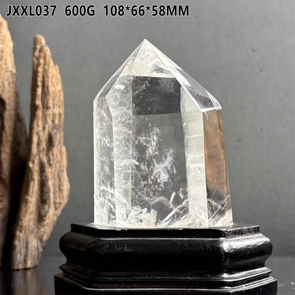 天然白水晶柱款式-16：600g-JXXL037-尺寸108*66*58 mm