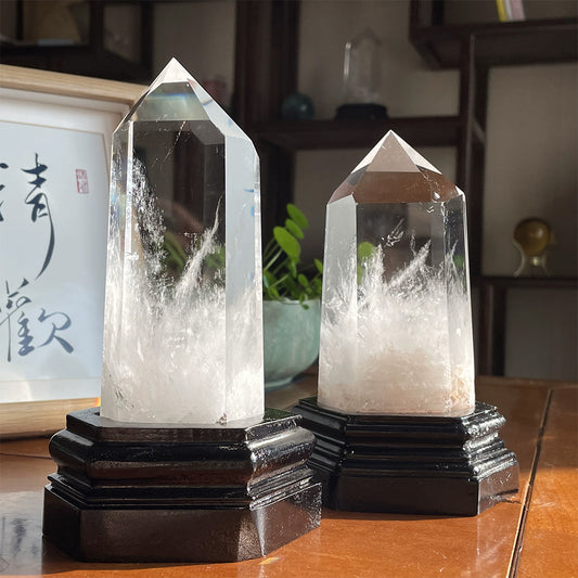 天然白水晶柱 - 六角白水晶柱 - 價格優惠